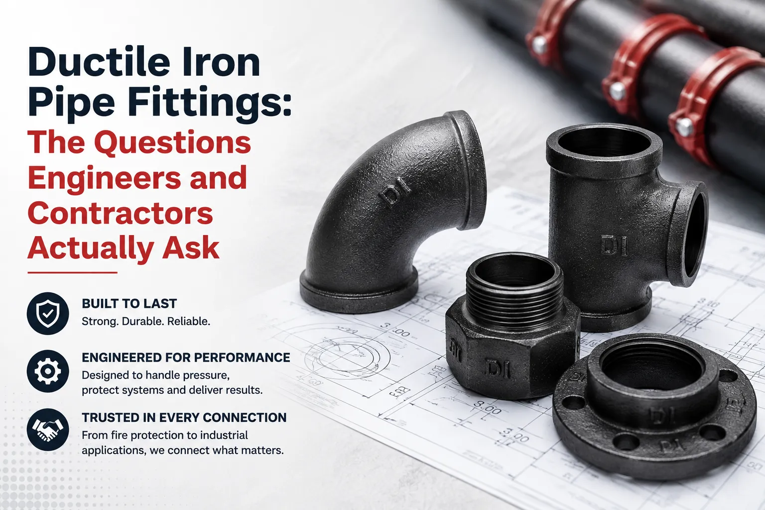 Ductile Iron Pipe Fittings: The Questions Engineers and Contractors Actually Ask
