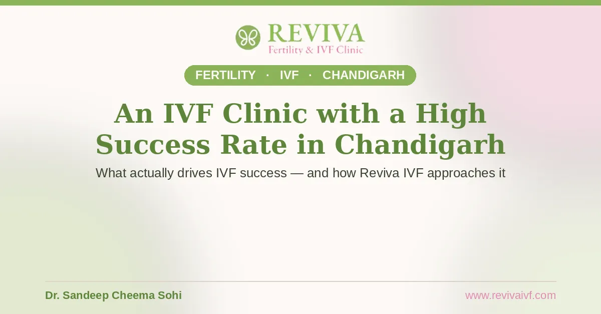 IVF Clinic with a High Success Rate in Chandigarh: What to Look For and Why Reviva IVF Stands Out