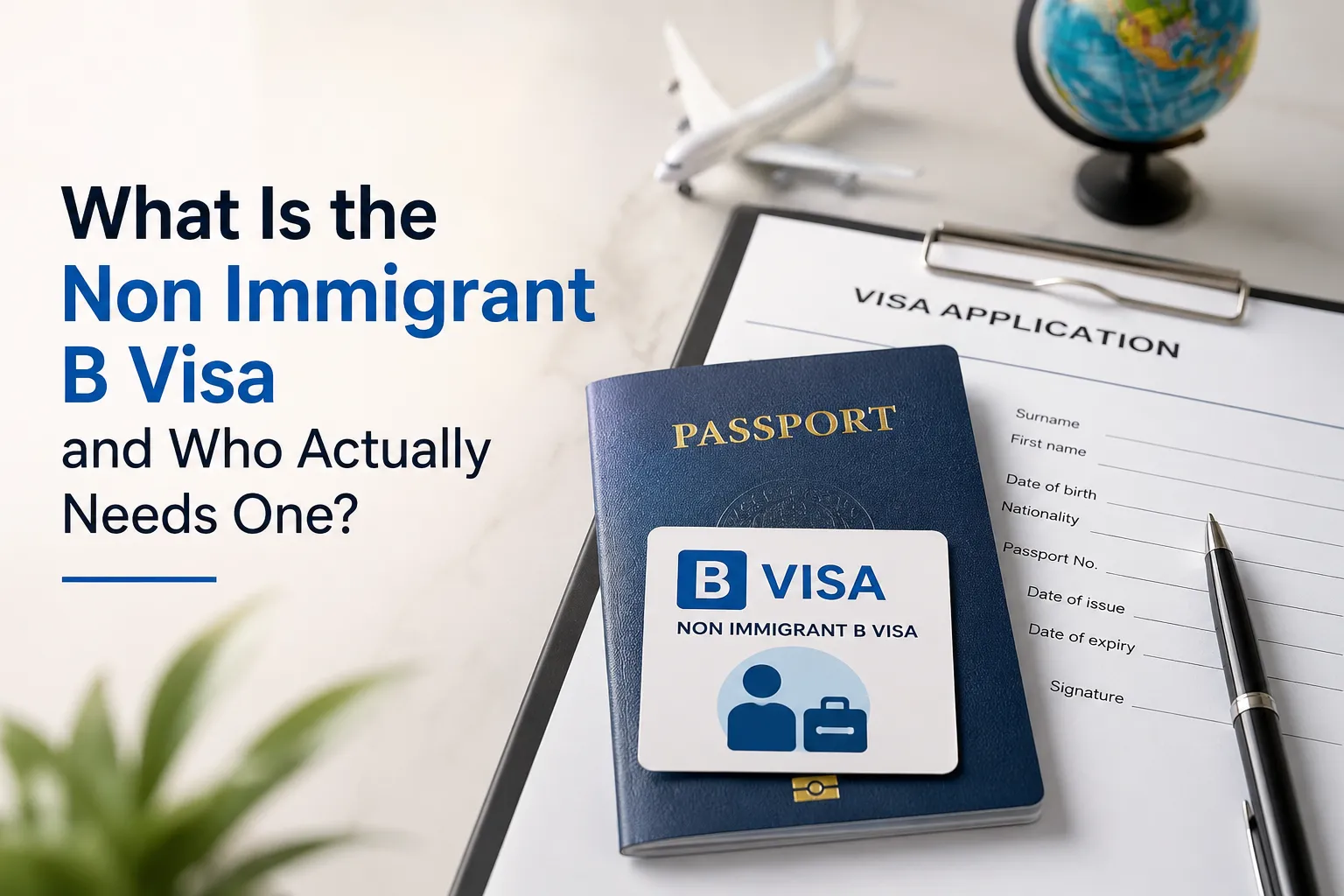 What Is the Non Immigrant B Visa and Who Actually Needs One?