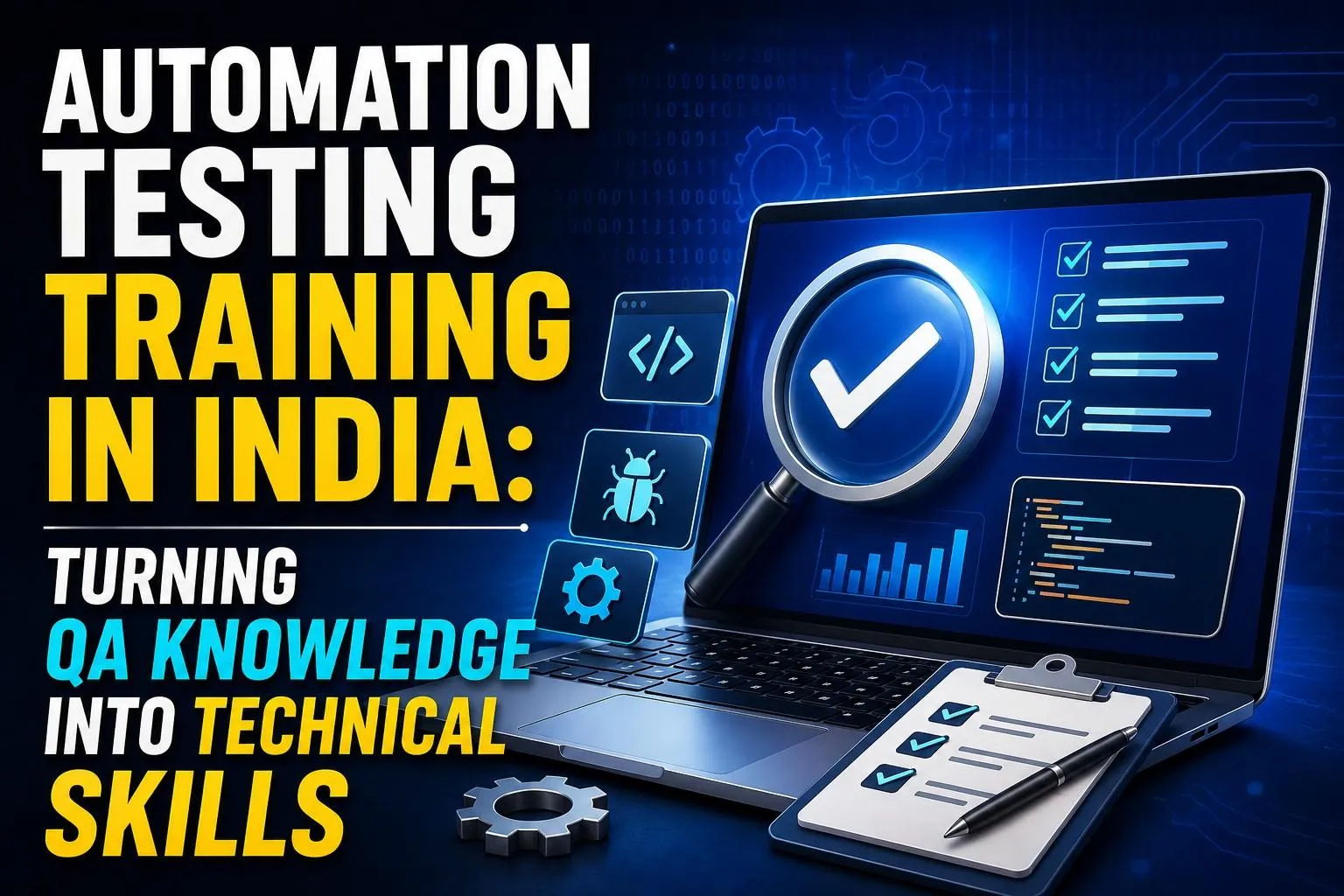 Automation Testing training in india: Turning QA Knowledge Into Technical Skills