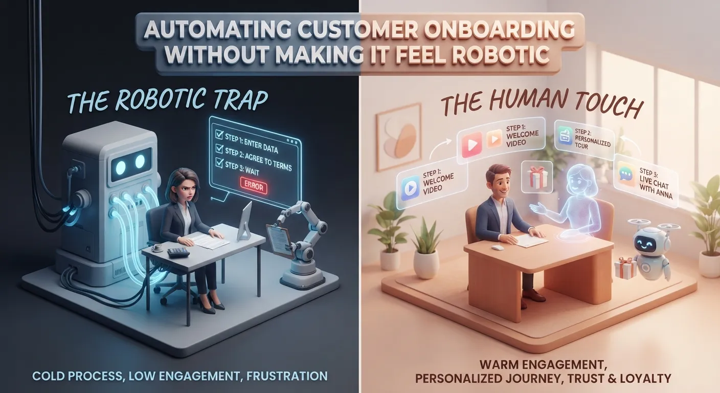 Automating Customer Onboarding Without Making It Feel Robotic