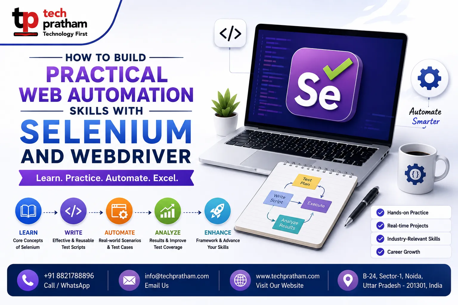 How to Build Practical Web Automation Skills with Selenium and WebDriver