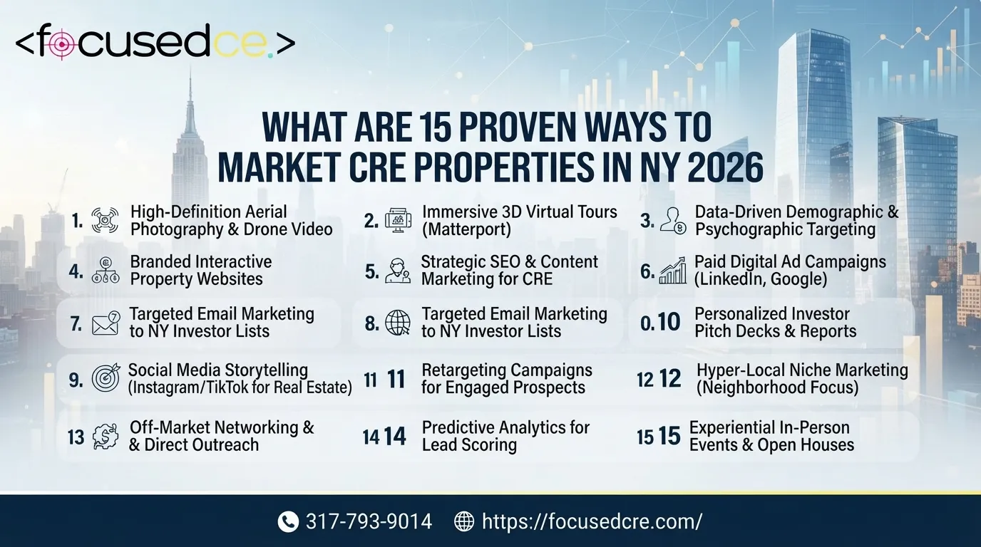 What Are 15 Proven Ways to Market CRE Properties in NY 2026?