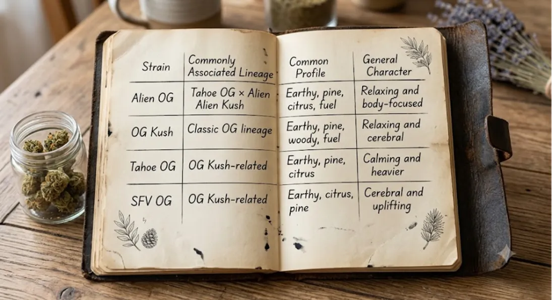 How Does Alien OG Compare With Other Classic OG Strains?