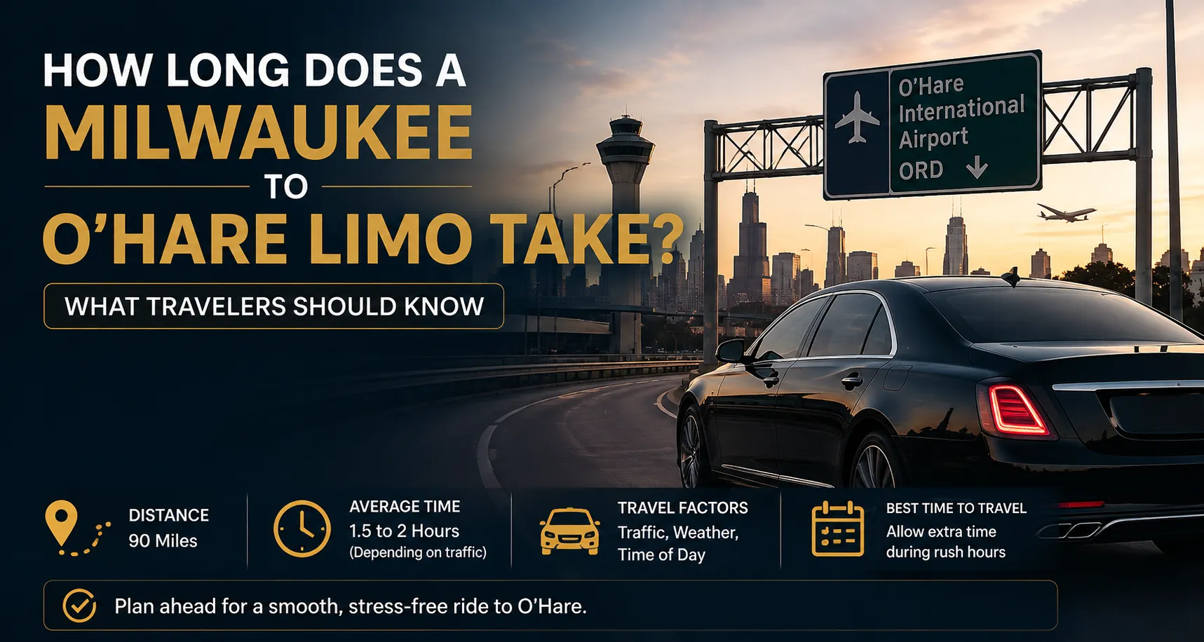 How Long Does a Milwaukee to O’Hare Limo Take? What Travelers Should Know