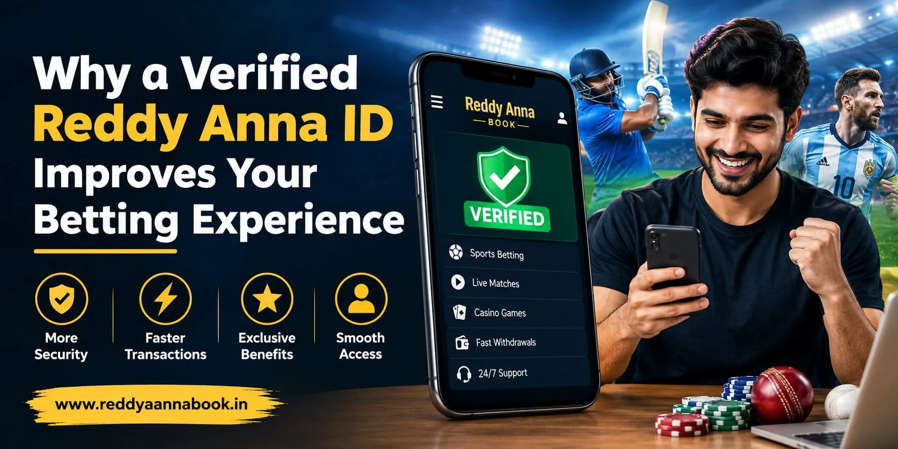 Why a Verified Reddy Anna ID Improves Your Betting Experience