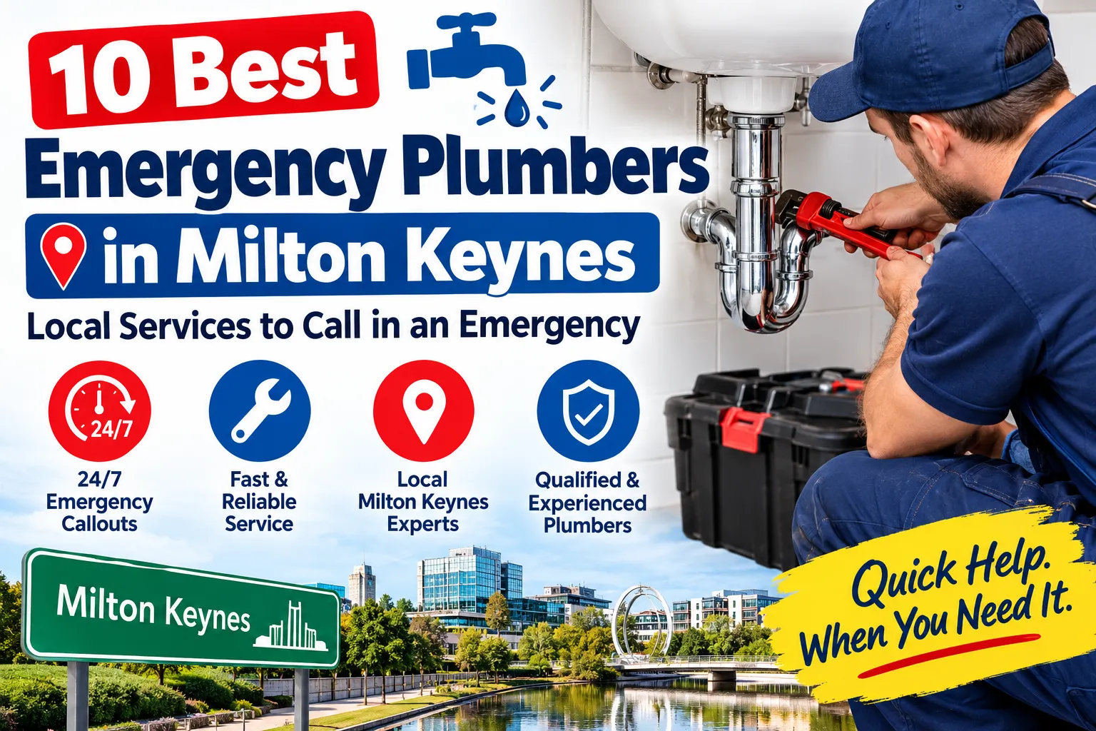 10 Emergency Plumbers in Milton Keynes to Know When You Need Help Fast