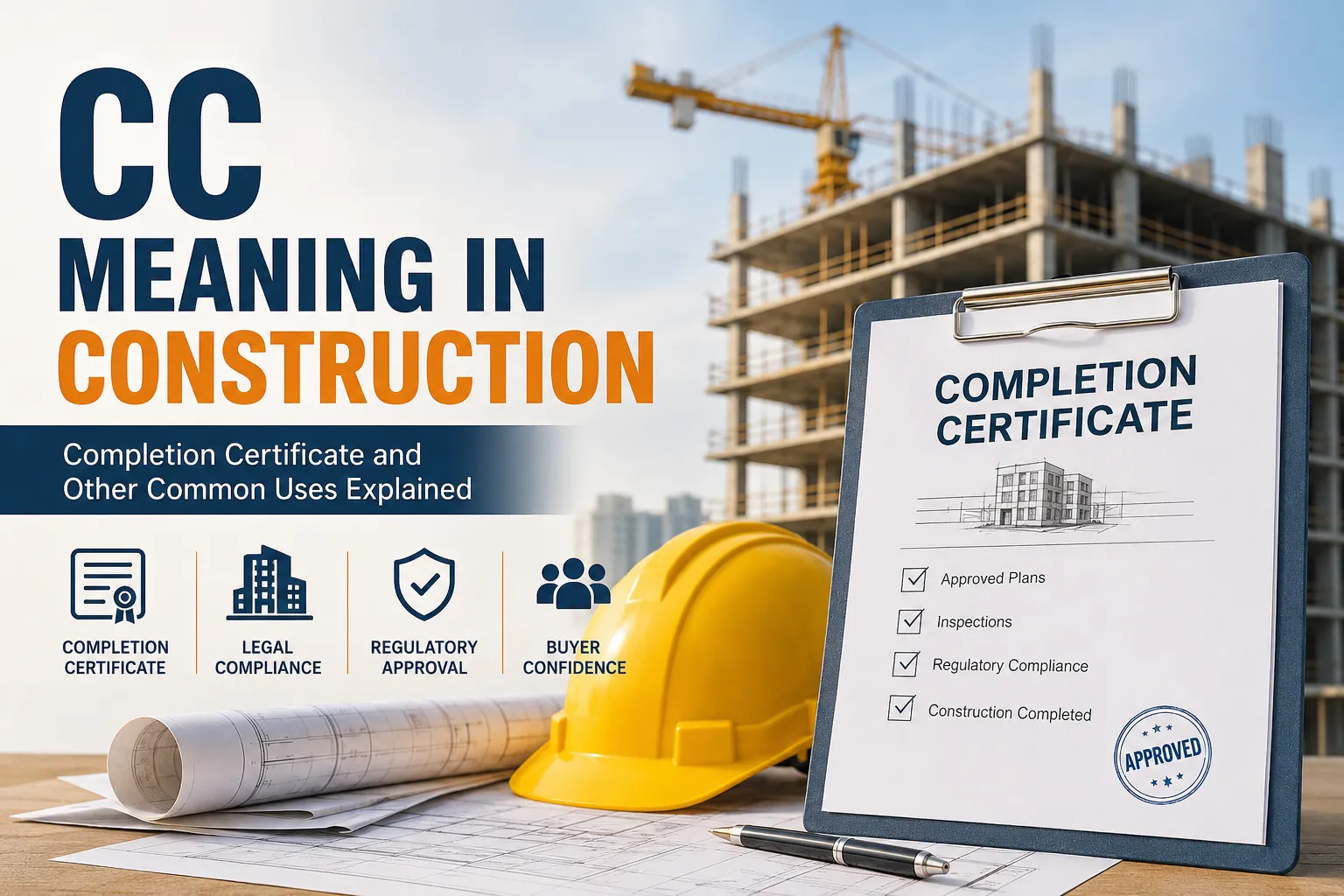 CC Meaning in Construction: Understanding Completion Certificate and Other Common Uses
