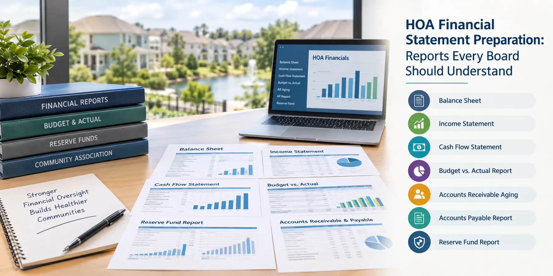 HOA Financial Statement Preparation: Reports Every Board Should Understand