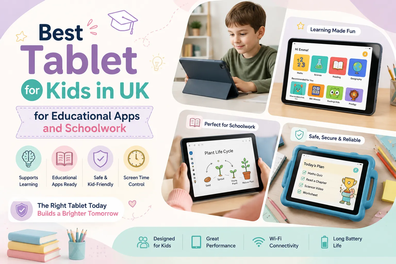 Best Tablet for Kids in UK for Educational Apps and Schoolwork
