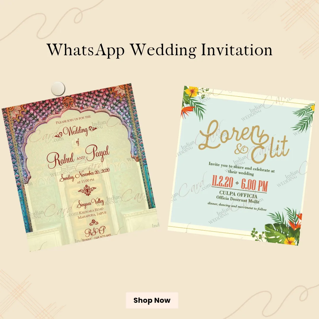 How to Choose the Perfect Design for a WhatsApp Wedding Invitation?