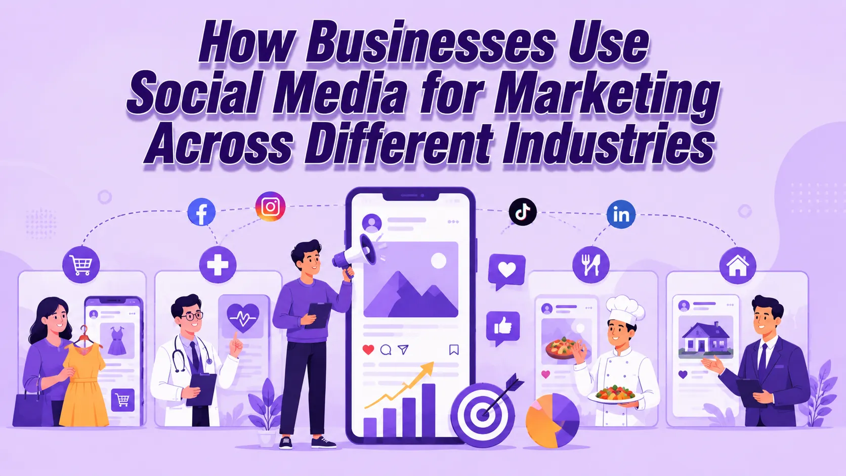 How Businesses Use Social Media for Marketing Across Different Industries