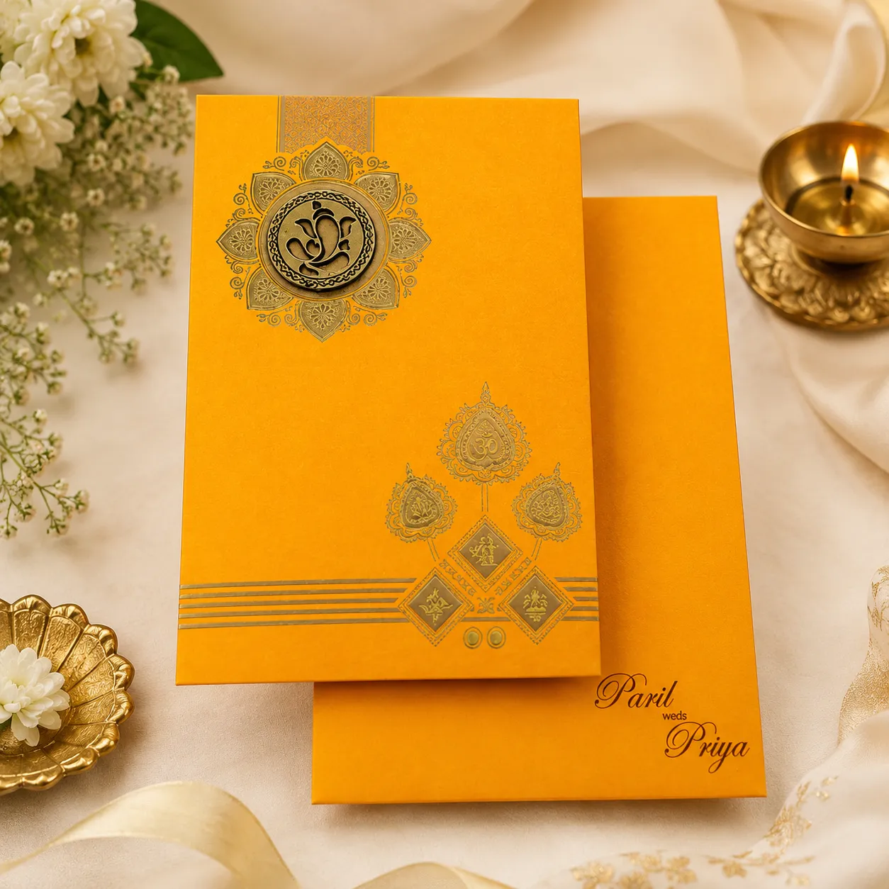 Why Yellow Keeps Showing Up on Indian Wedding Invitations