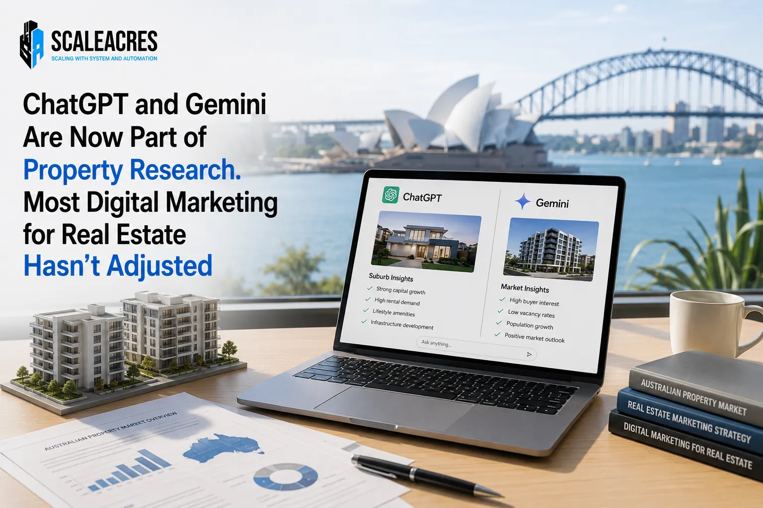 ChatGPT and Gemini Are Now Part of Property Research. Most Digital Marketing for Real Estate Hasn't Adjusted