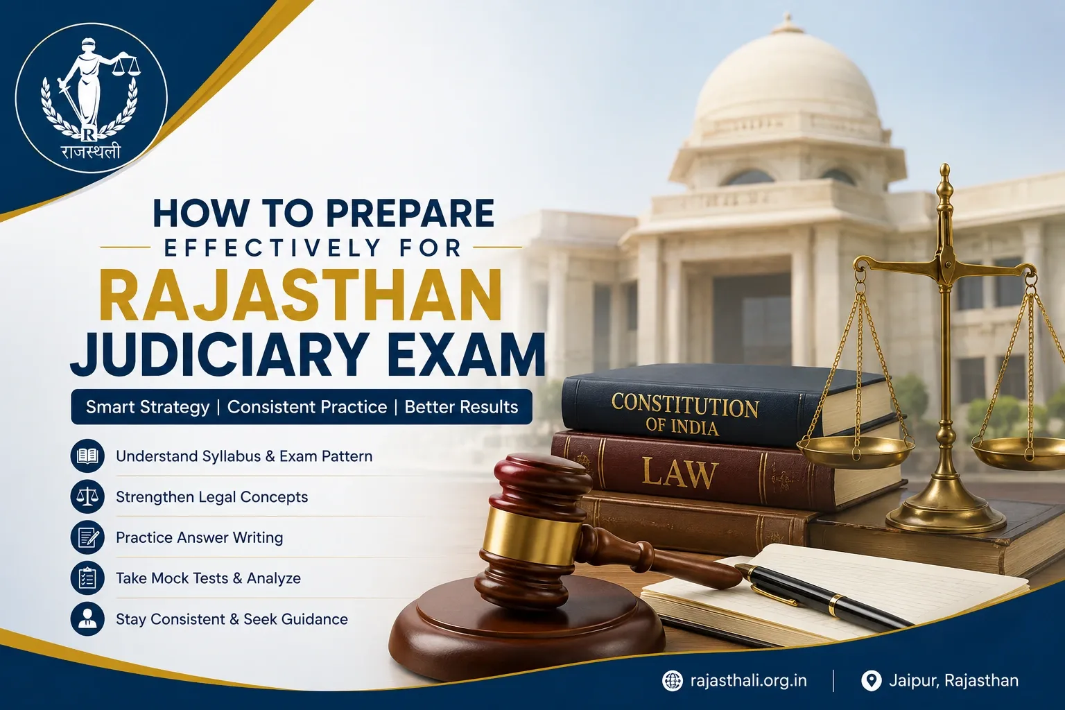 Prepare Effectively for the Rajasthan Judiciary Exam