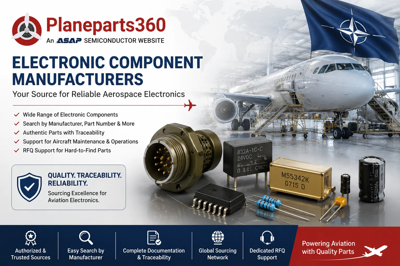 Electronic Component Manufacturers: A Guide to Reliable Aerospace Sourcing