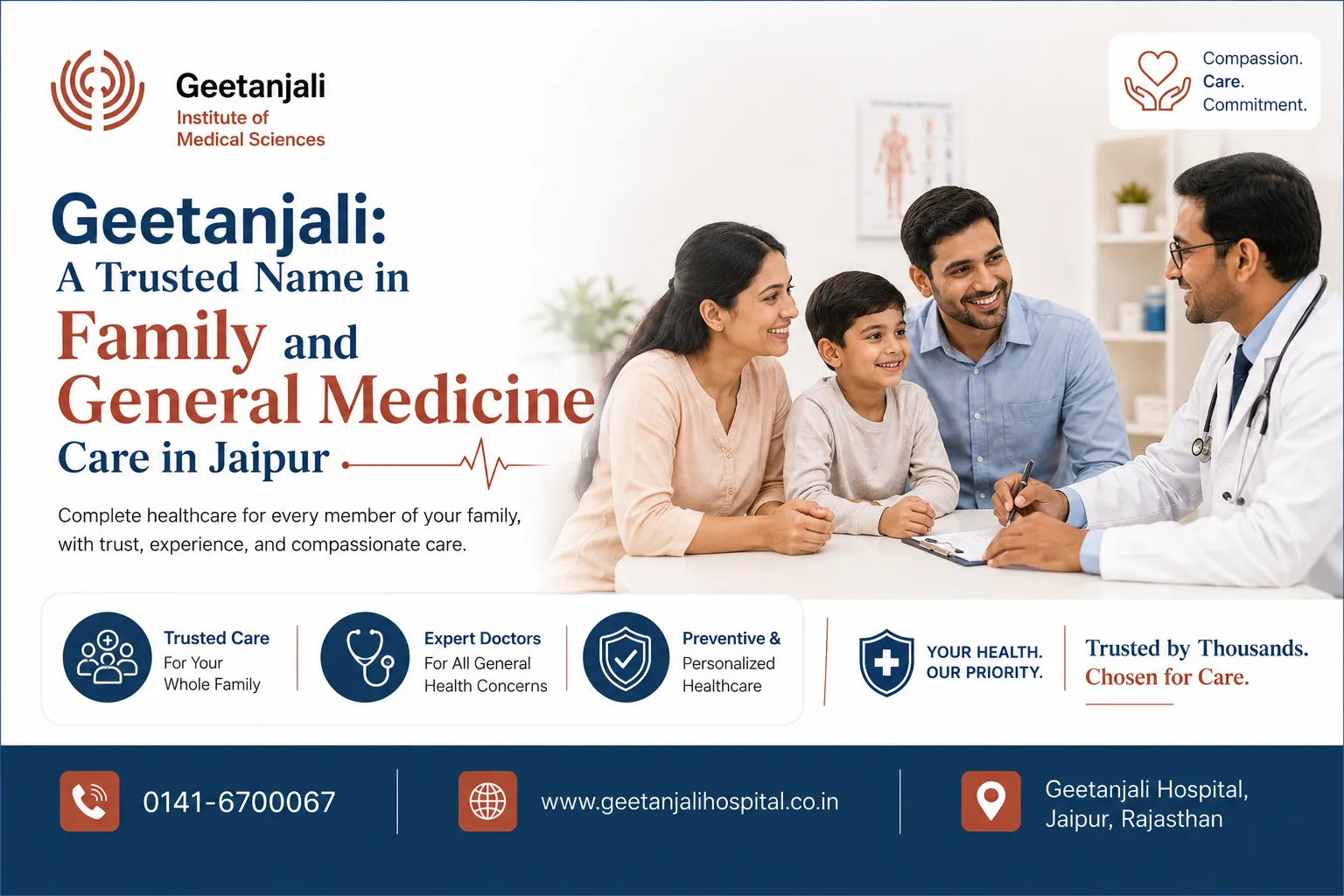 Geetanjali: A Trusted Name in Family and General Medicine Care in Jaipur