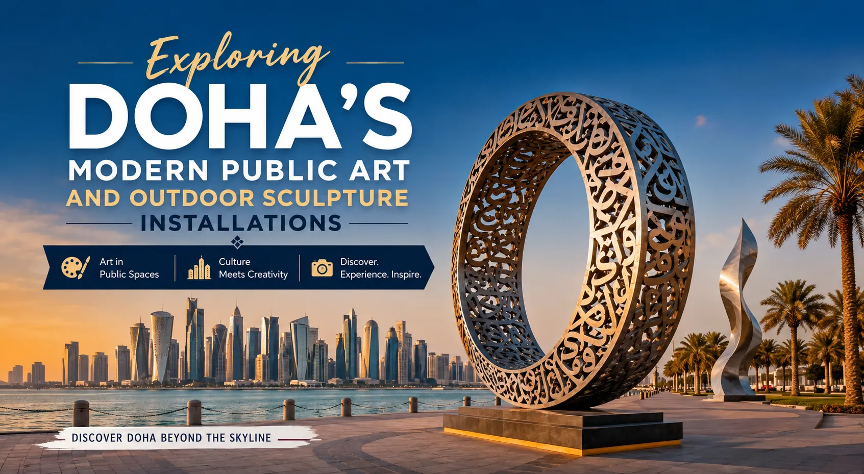 Exploring Doha's Modern Public Art and Outdoor Sculpture Installations