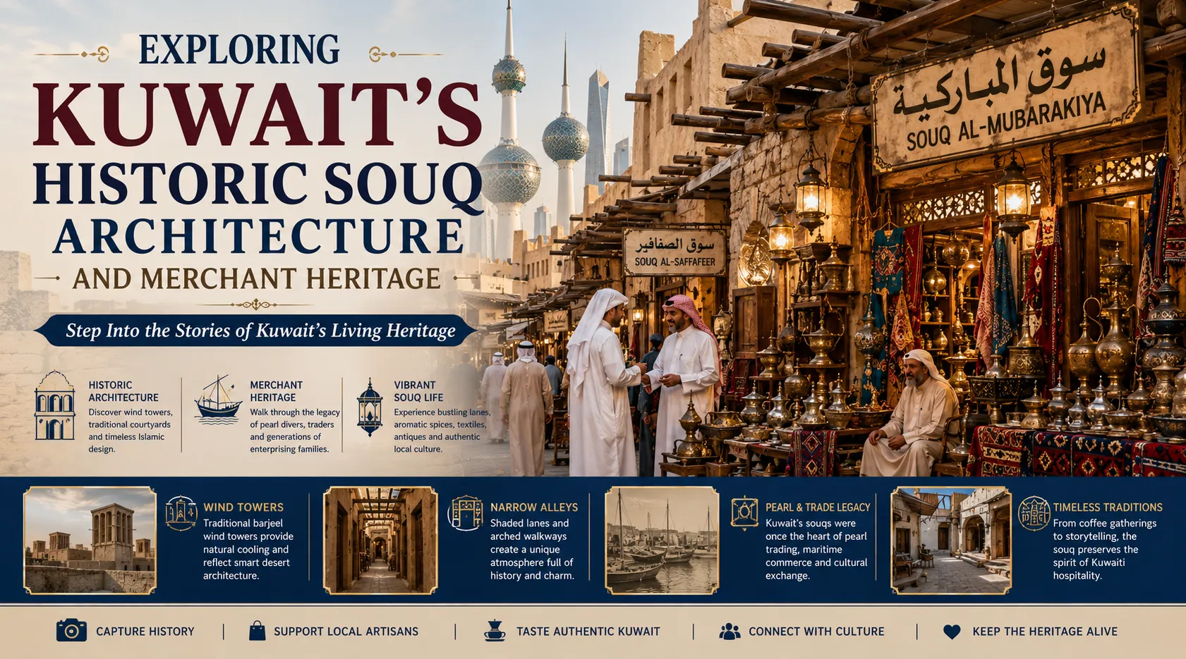 Exploring Kuwait's Historic Souq Architecture and Merchant Heritage