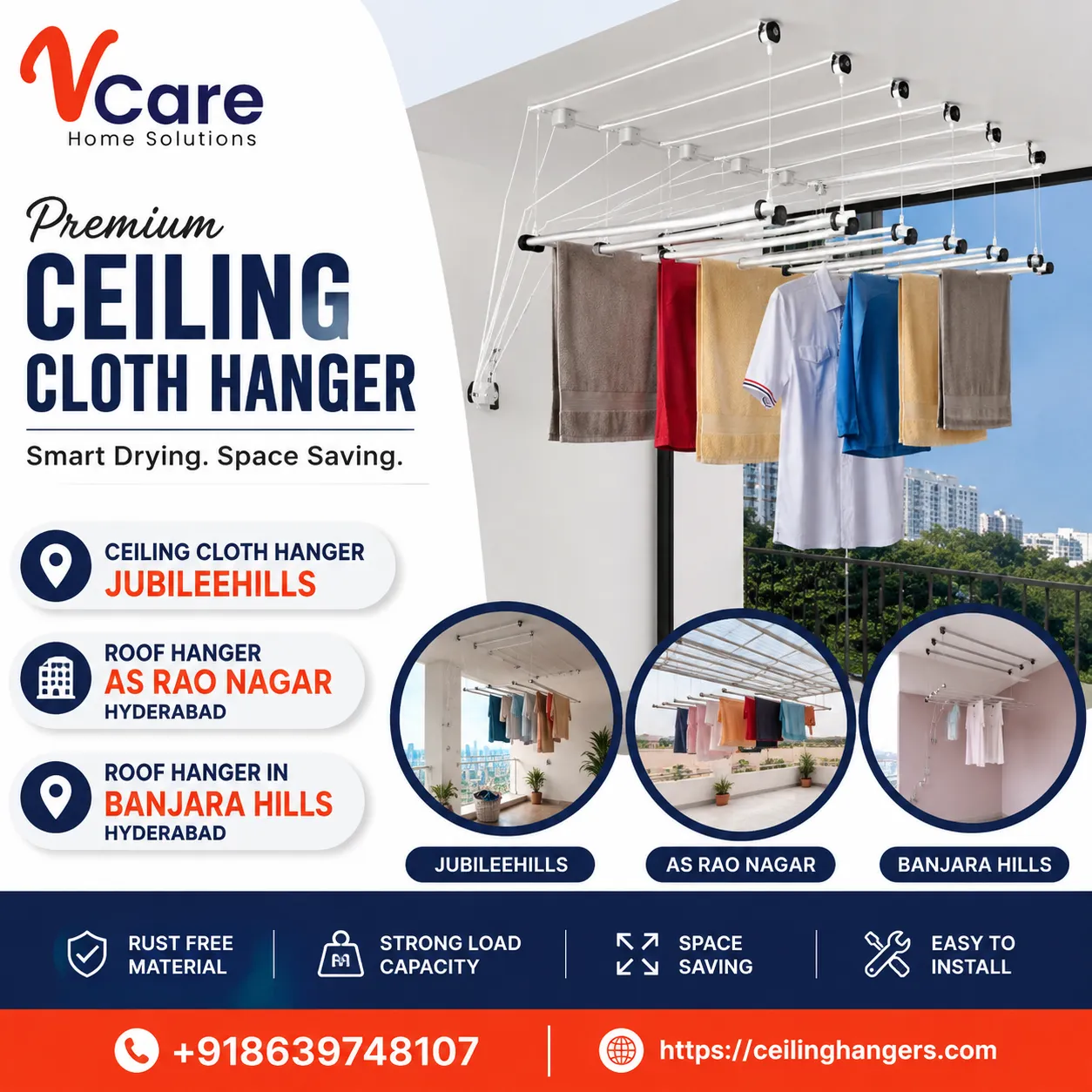 Smart Cloth Drying Solutions for Modern Homes in Hyderabad