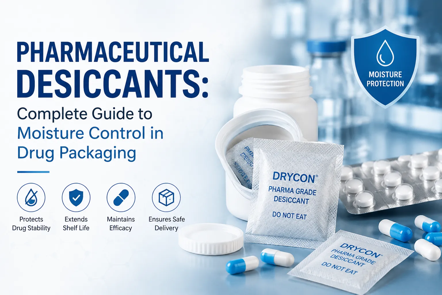 Pharmaceutical Desiccants: Complete Guide to Moisture Control in Drug Packaging