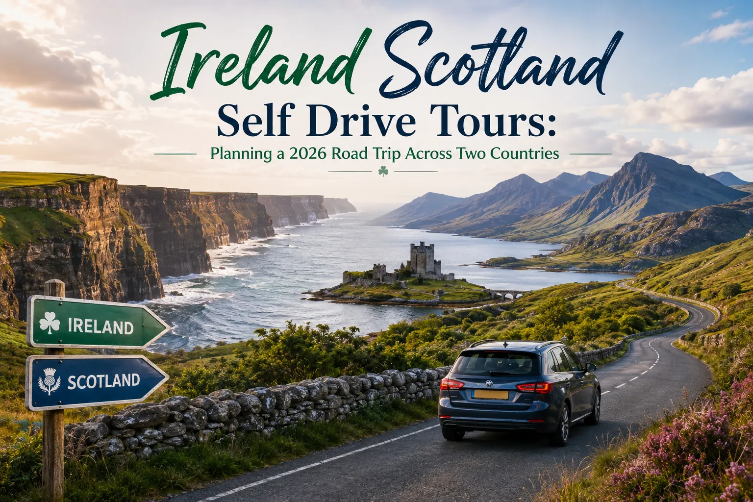 Ireland Scotland Self Drive Tours: Planning a 2026 Road Trip Across Two Countries