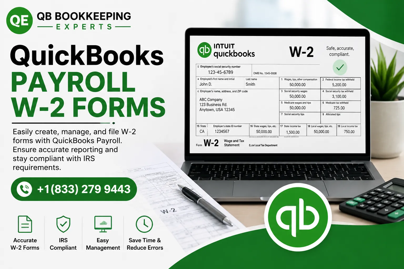 QuickBooks Payroll W-2 Forms: Step-by-Step Year-End Guide