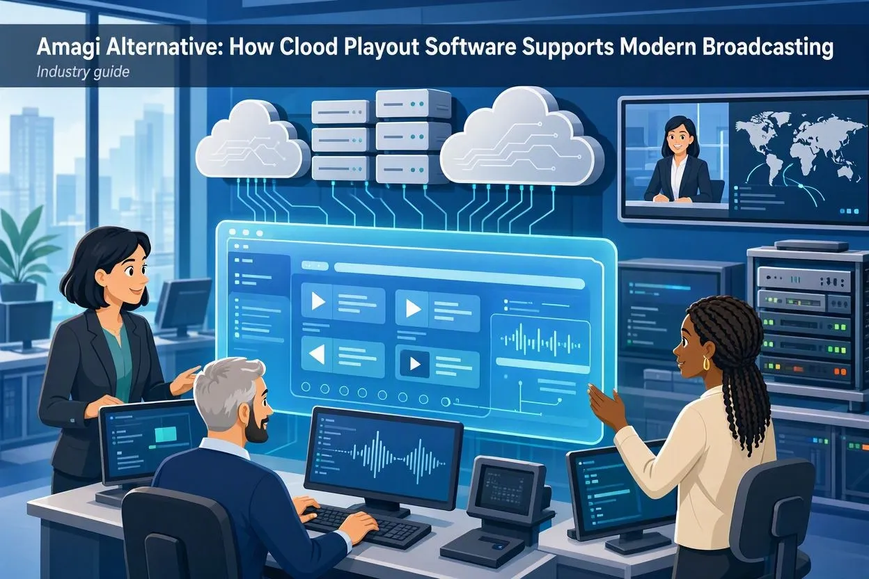 Amagi Alternative: How Cloud Playout Software Supports Modern Broadcasting