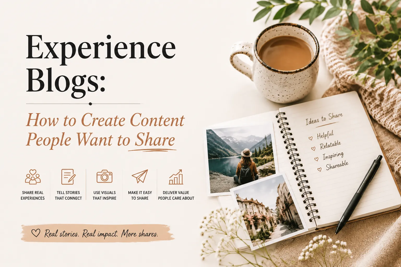 Experience Blogs: How to Create Content People Want to Share