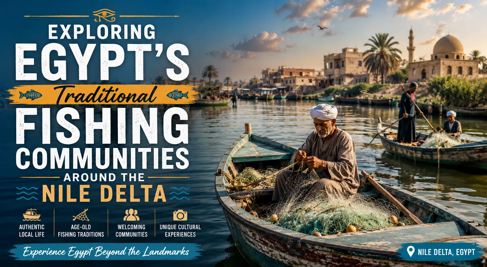 Exploring Egypt's Traditional Fishing Communities Around the Nile Delta