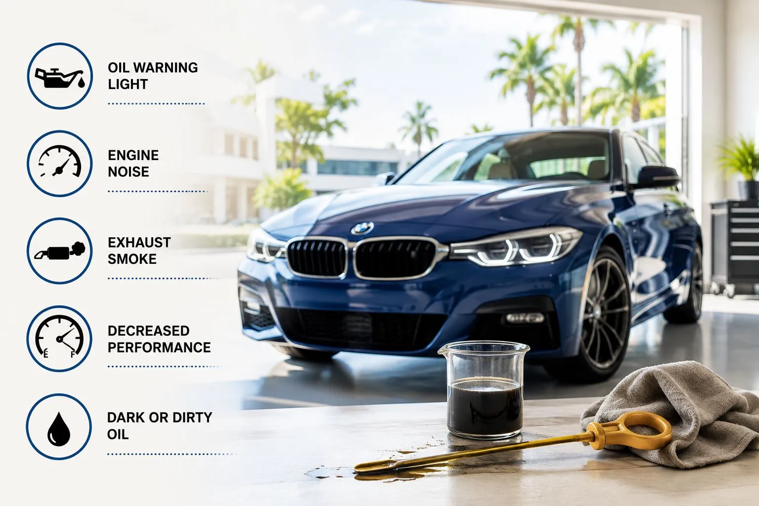 Signs Your BMW May Be Due for an Oil Change in Fort Lauderdale