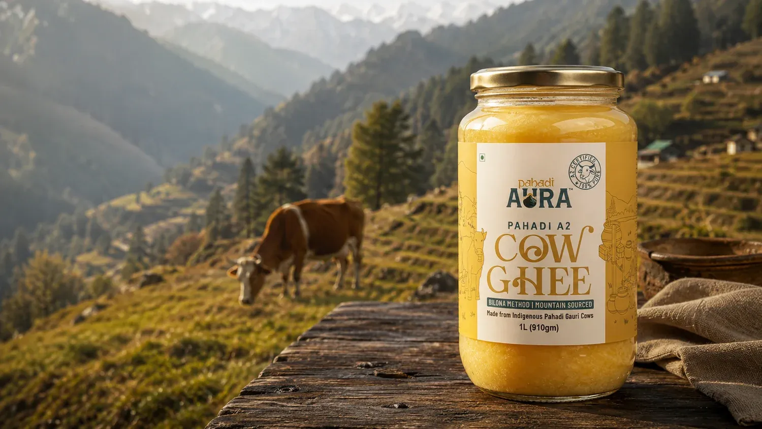 Make the Switch to Pahadi Aura’s Traditional Pahadi Cow Ghee