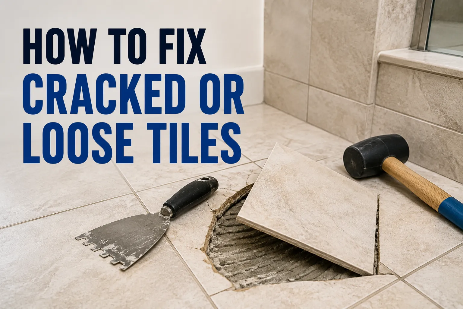 How to Fix Cracked or Loose Tiles
