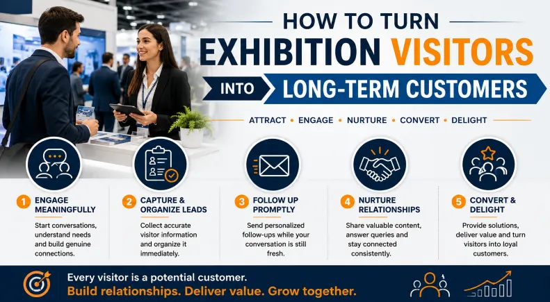 How to Turn Exhibition Visitors into Long-Term Customers