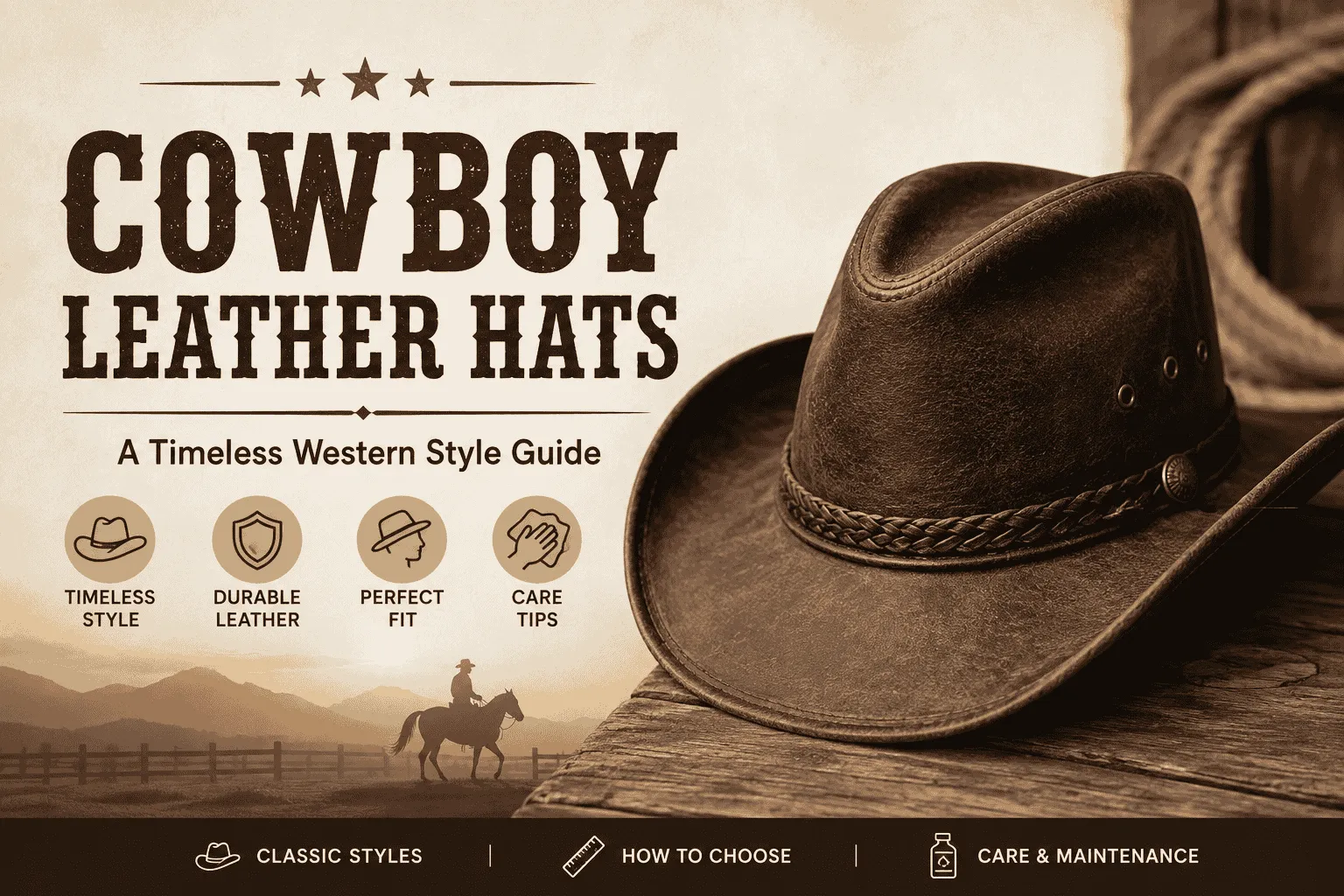 The Leather Cowboy Hat: Why This Old-School Icon Still Works Today