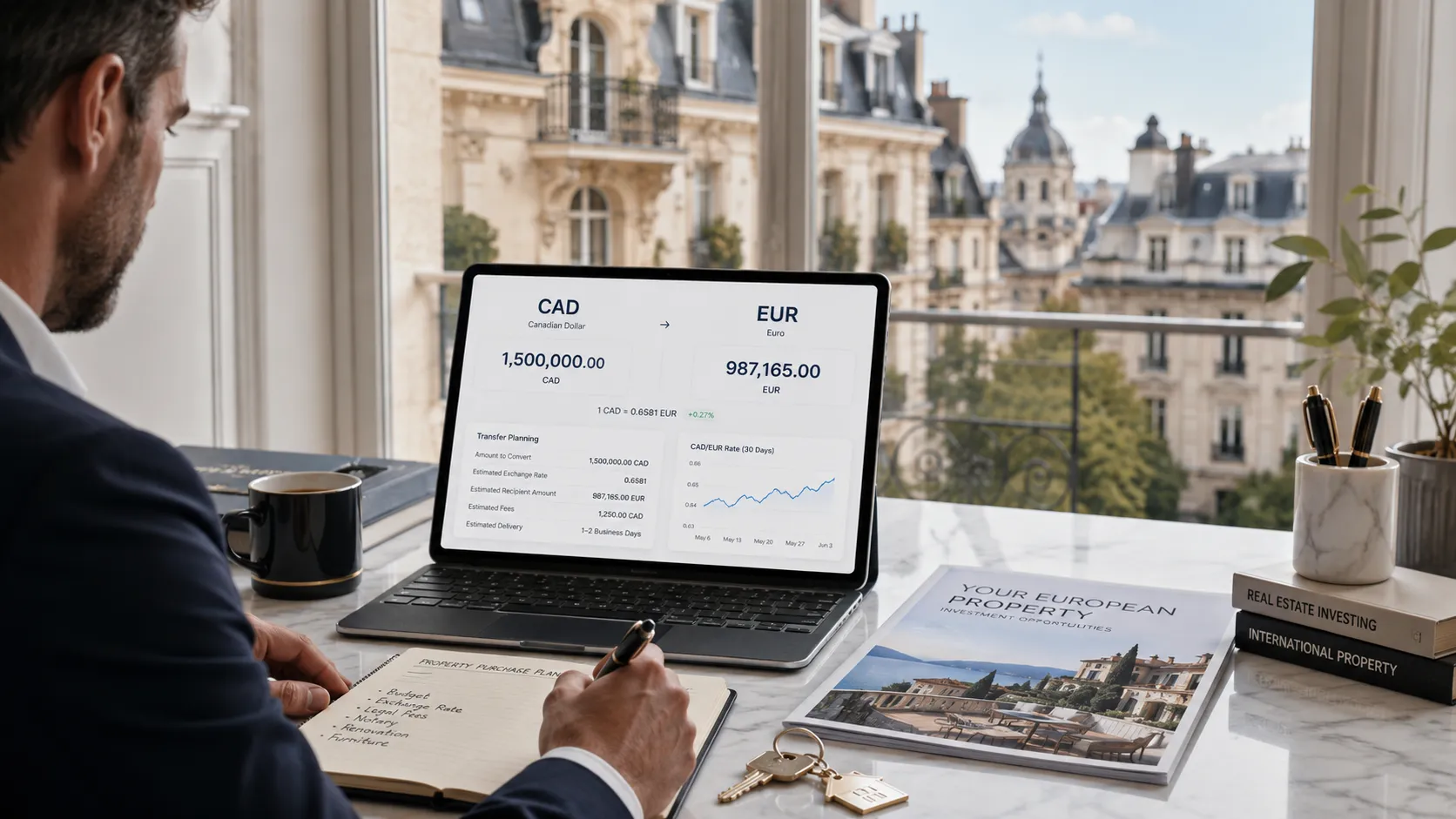 Buying a European Property? How to Get the Best CAD to EUR Rate
