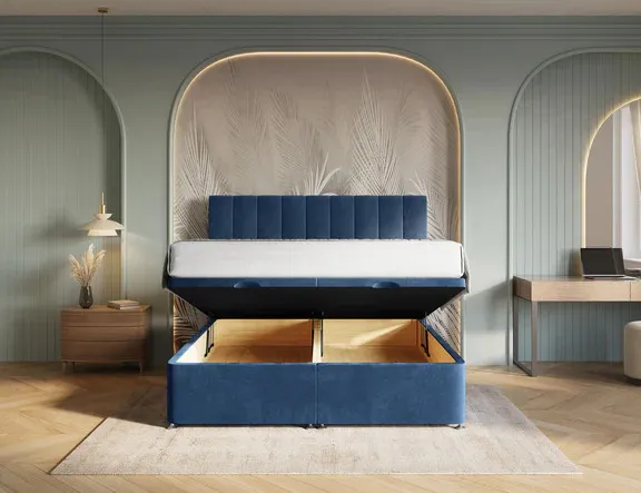 Florence Panel Divan Ottoman Storage Bed  Share