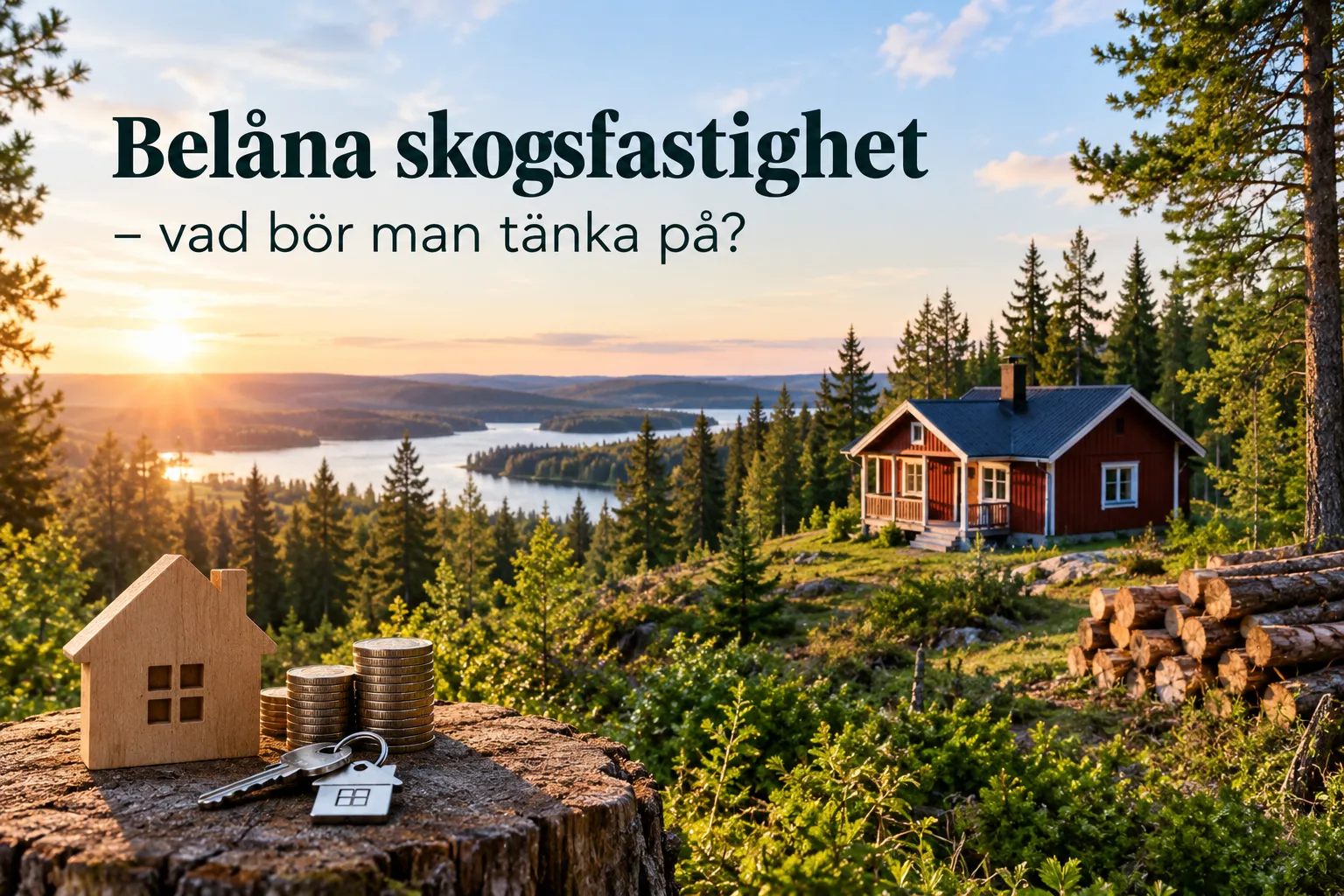 Belåna skogsfastighet – vad bör man tänka på?