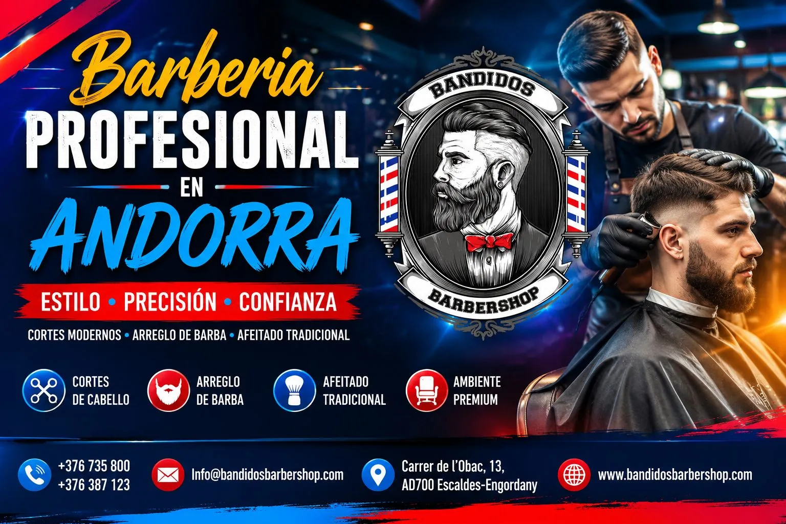 Barberia profesional en Andorra para un Look Moderno y Elegante
