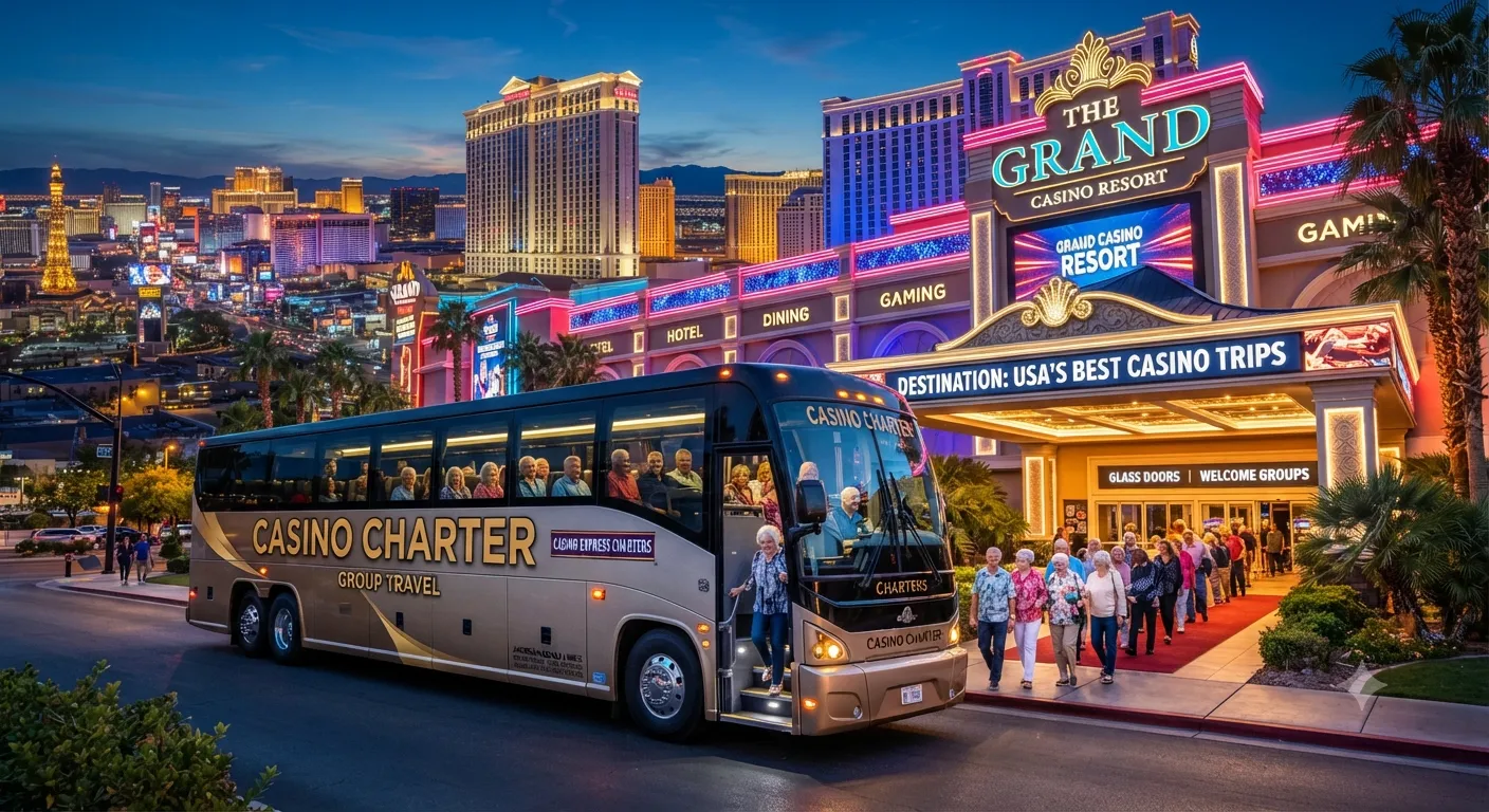 Top Casino Destinations for Group Charter Bus Trips