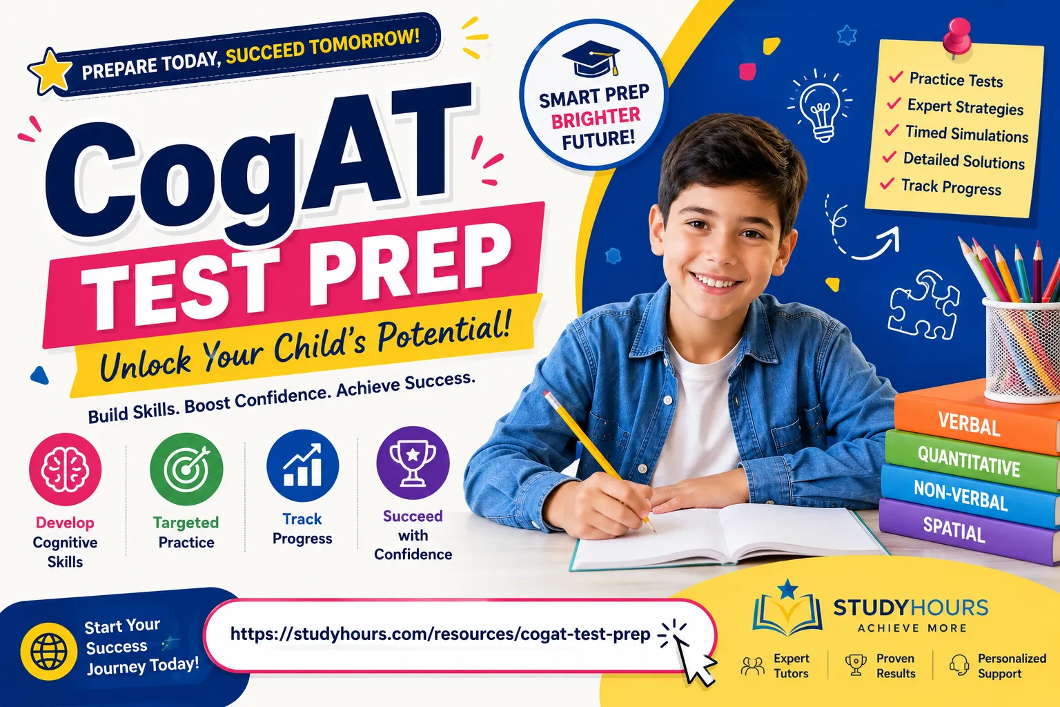 CogAT Test Prep 2026: The Complete Guide to Cognitive Abilities Test Preparation