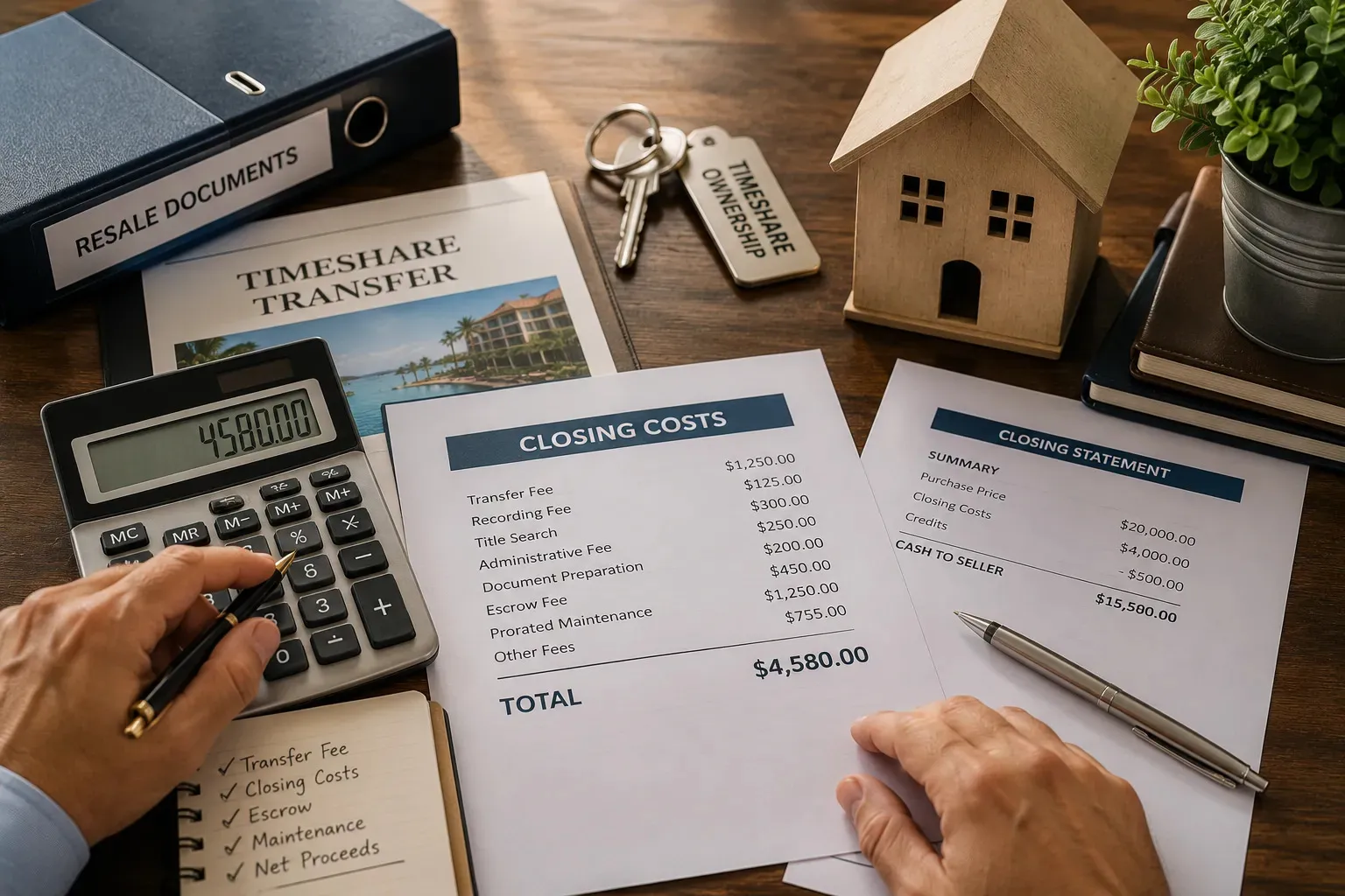 Sell Timeshare: Transfer Fees and Closing Costs Guide