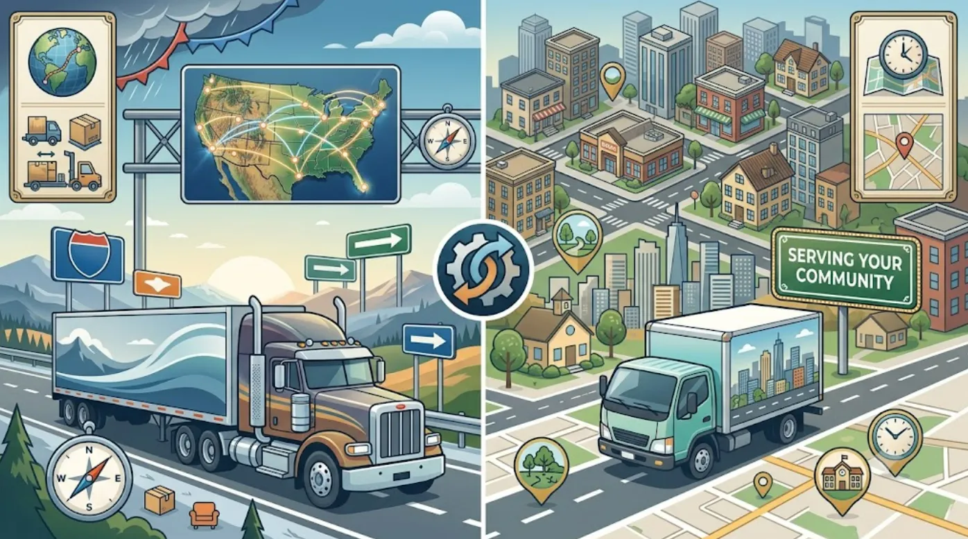 Interstate Van Lines vs. Local Independent Moving Carriers