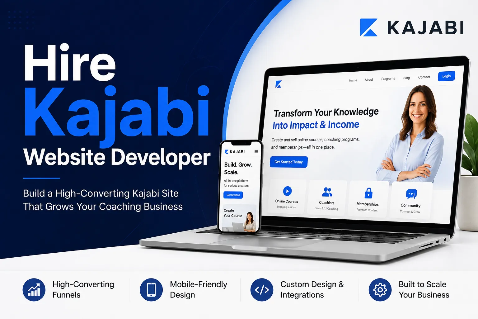 Hire Kajabi Website Developer: 9 Signs Your Coaching Business Needs a Professional Kajabi Website Developer
