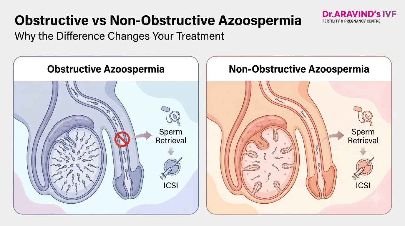 Obstructive vs Non-Obstructive Azoospermia: Why the Difference Decides Your Treatment