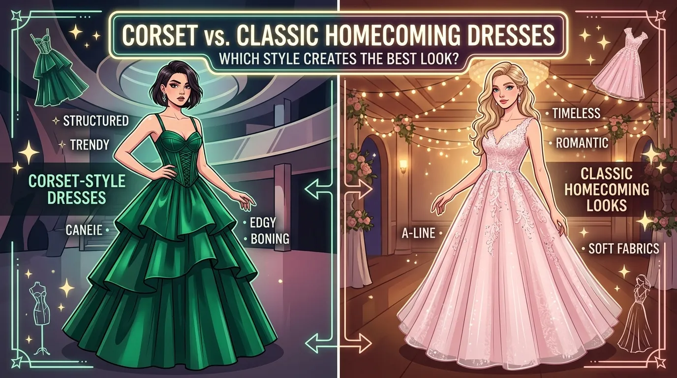 Corset vs. Classic Homecoming Dresses: Which Style Creates the Best Look?