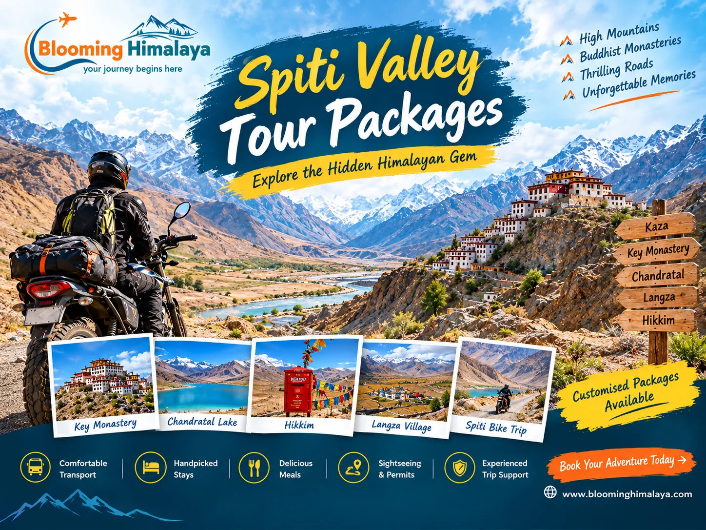 Spiti Valley Tour Packages Explore the Hidden Himalayan Gem