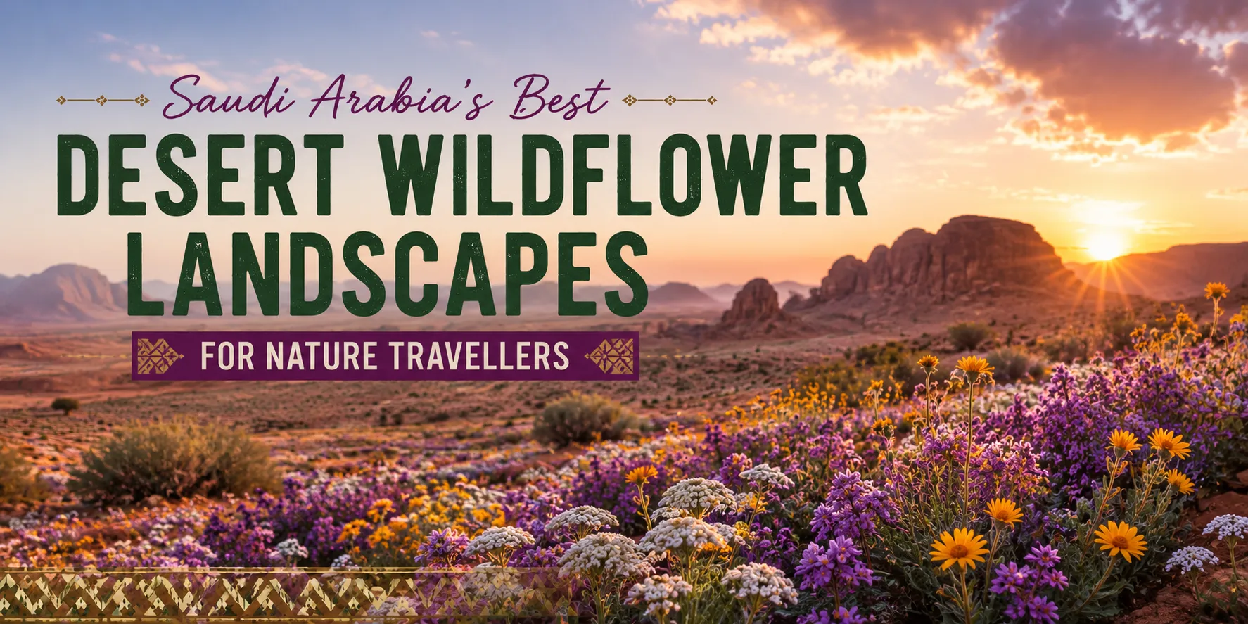Saudi Arabia's Best Desert Wildflower Landscapes for Nature Travellers