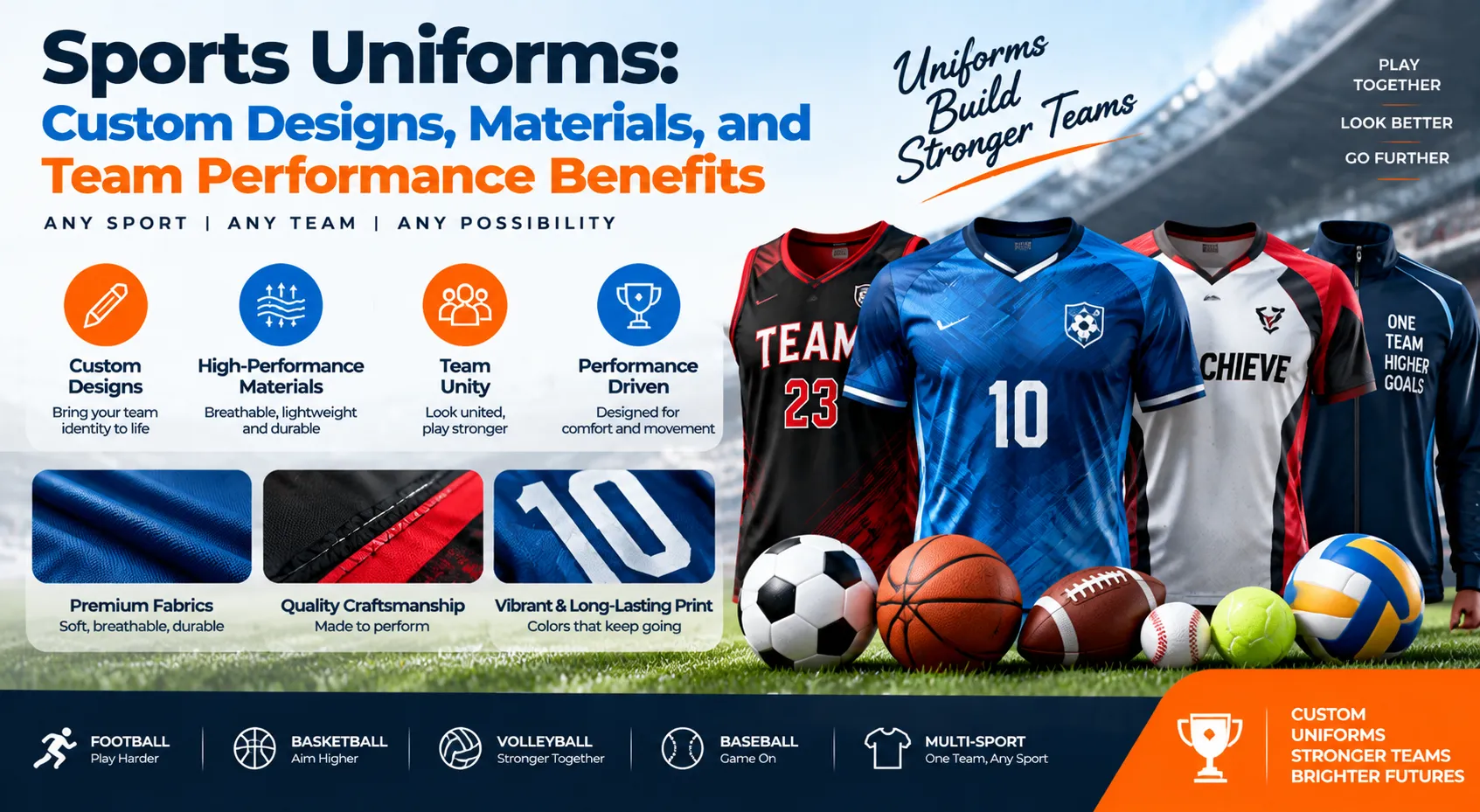 Sports Uniforms: Custom Designs, Materials, and Team Performance Benefits