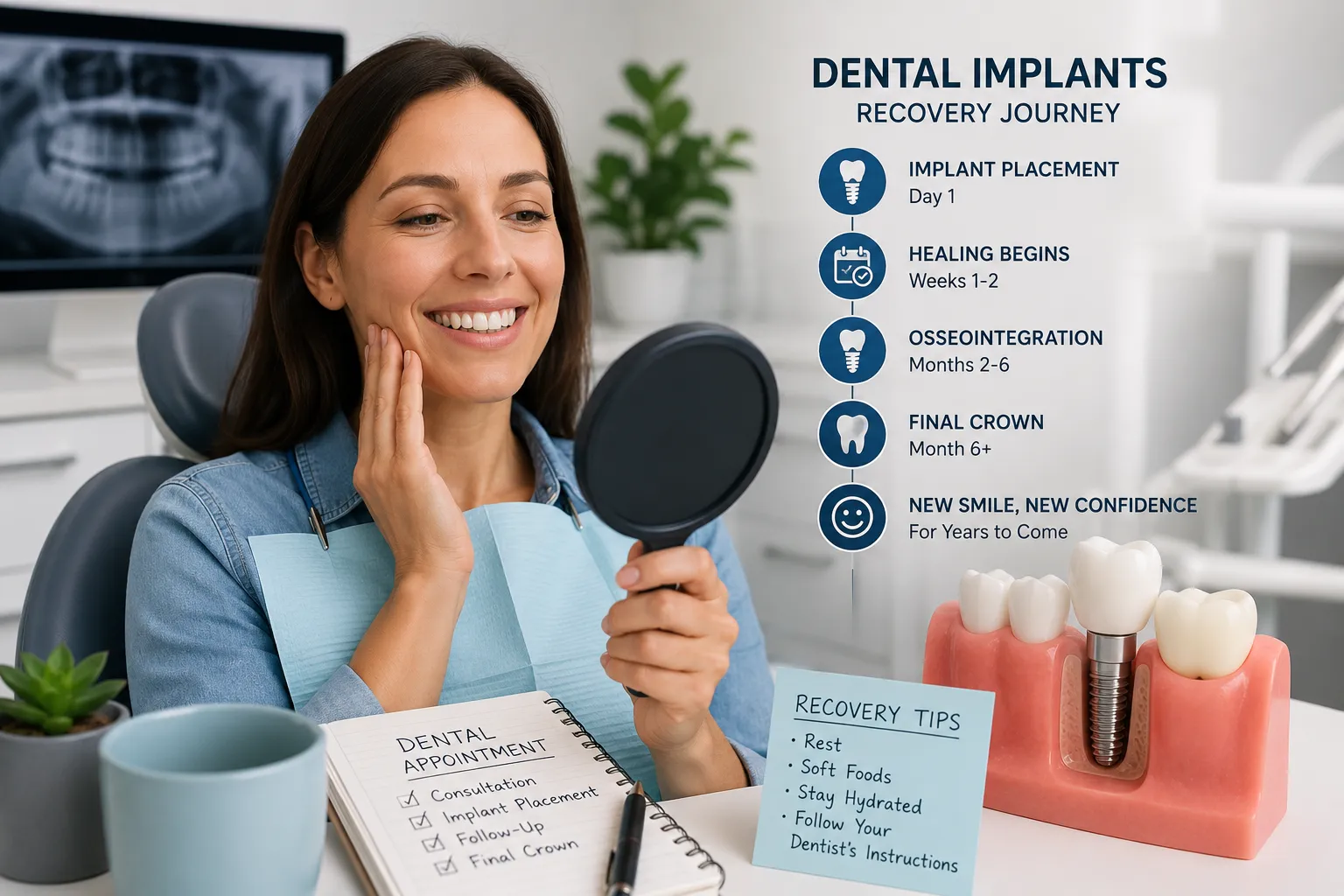 Dental Implants for Busy Adults: What Recovery Really Looks Like